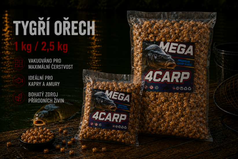 Vařený Tygří ořech | 1 kg a 2,5 kg