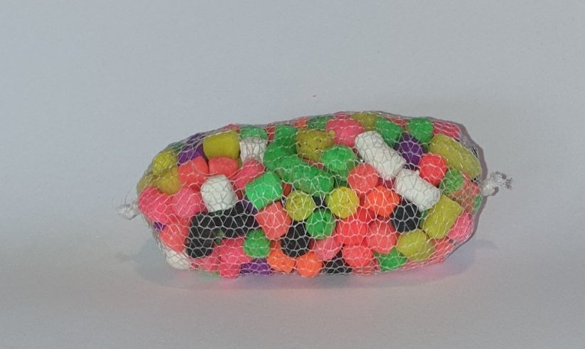 Plněné PVA – PVA BOMB FLUORO - Velikost:: 5mm, Druh:: Kukuřice