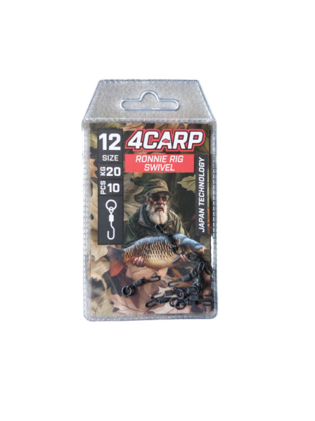 Obratlík Ronnie Rig Swivel Matt vel.12 10ks
