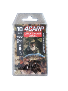 Obratlík Quick Change Swivel Black Matt