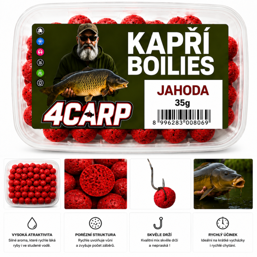Rohlíkové boilies - Druh:: Bramborák