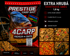 4CARP Extra Hrubá Krmítková Směs 1,8 kg – Sušenky & Fluoro Pelety 3–6 mm