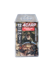 Obratlík Ronnie Rig Swivel Matt vel.12 10ks