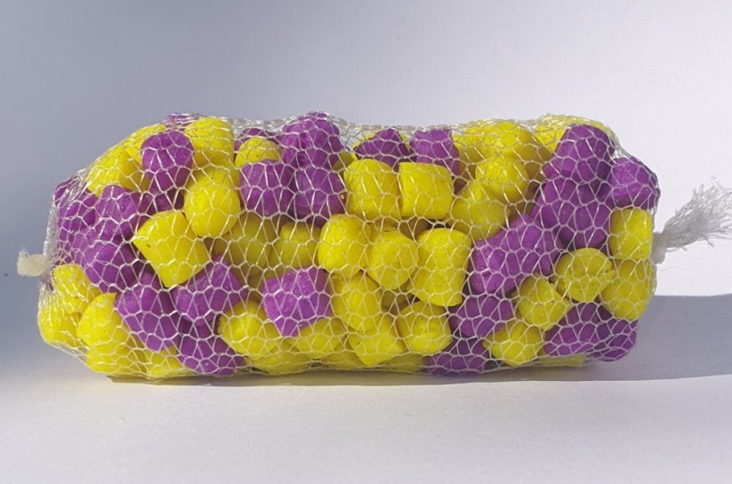 Plněné PVA – PVA BOMB FLUORO - Velikost:: 5mm, Druh:: Kukuřice